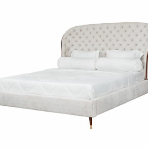 King Size Upholstered Teak Wood Beds