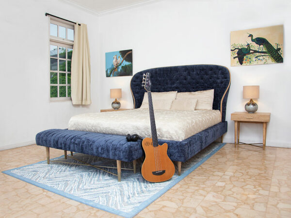 King Size Upholstered Wood Beds