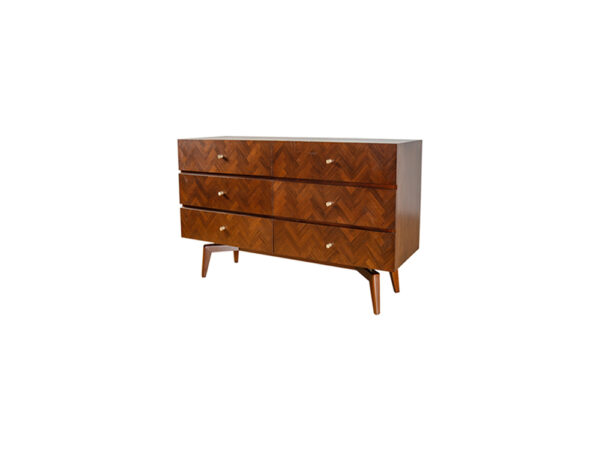 Minimalis Solid Wooden 6 Chest Of Drawers - Image 2