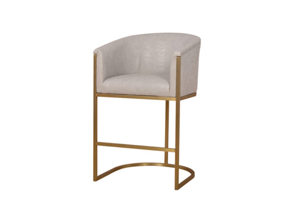 Lenox Aluminium Golden Bar Stool - Image 2