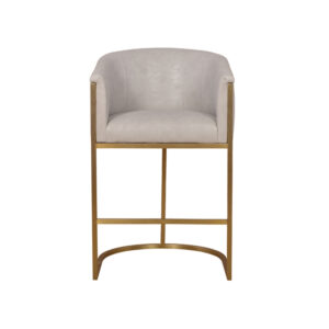 Lenox Aluminium Golden Bar Stool