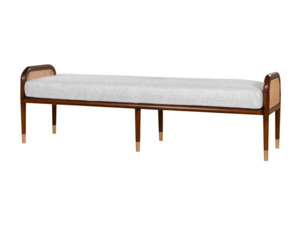 Bench Bed Wooden Bed Frame King - Image 2