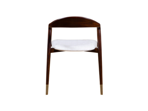 Charoli Minimalist Teak Curved Chair FH - Image 4